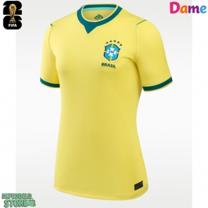 Brasilien Replika Hjemmebanetrøje Dame VM 2026 Kortærmet